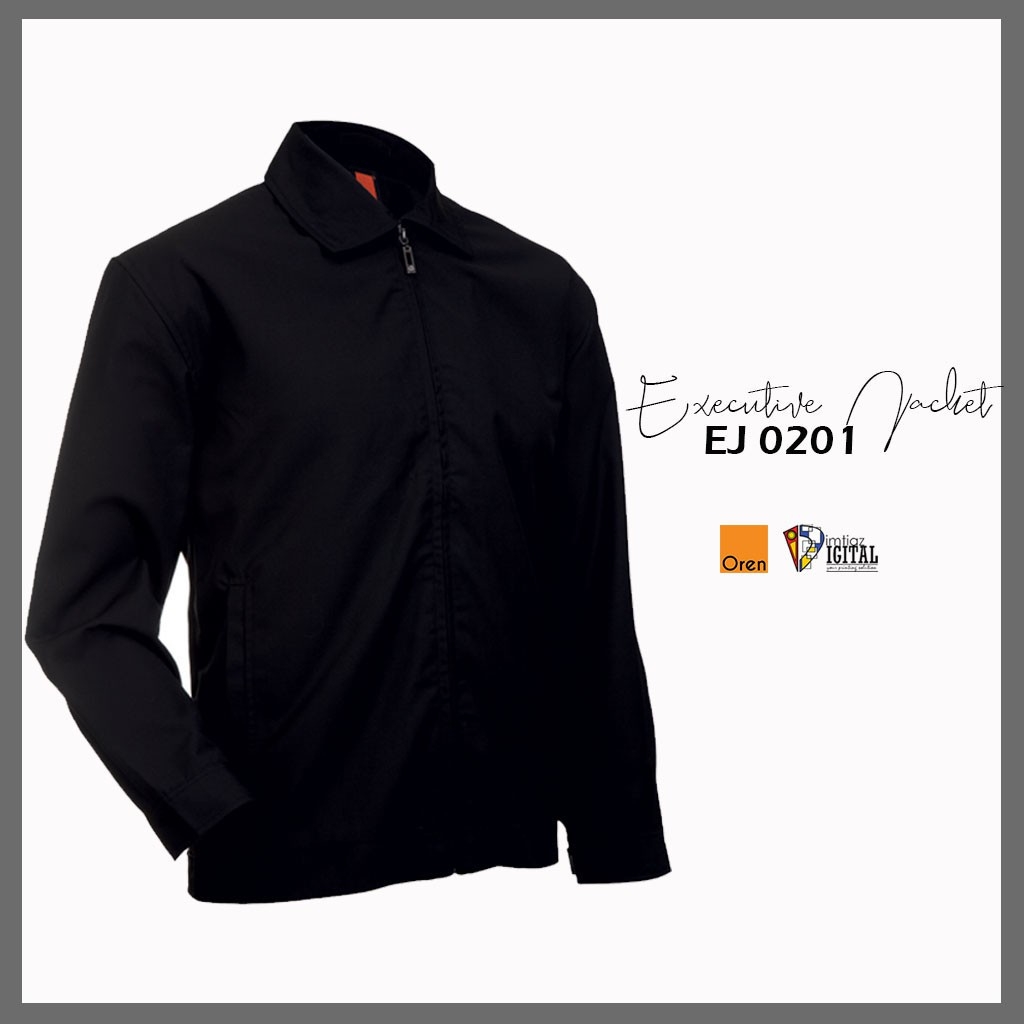 Readystocks Jaket Korporat Sulam Nama + Logo Add On Embroidery Executive Jacket EJ0201 FAST SHIP - Image 3